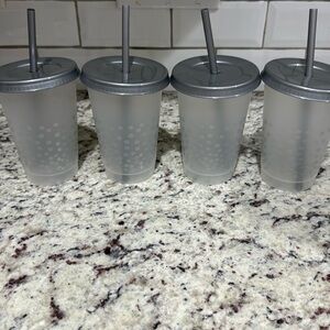 Target bullseye playground reusable cup set